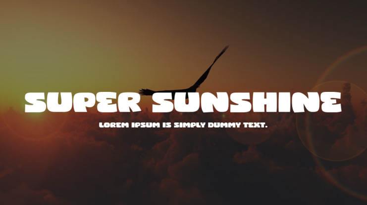 Super Sunshine Font
