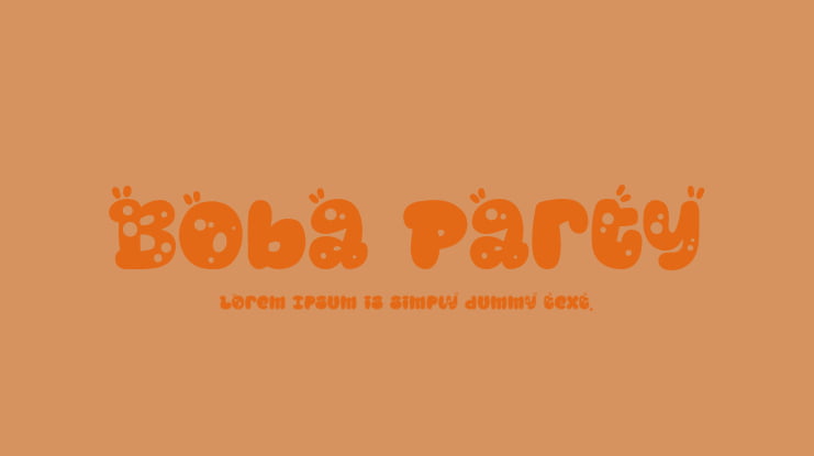 Boba Party Font
