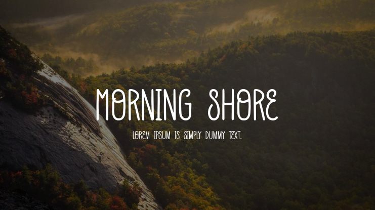Morning Shore Font