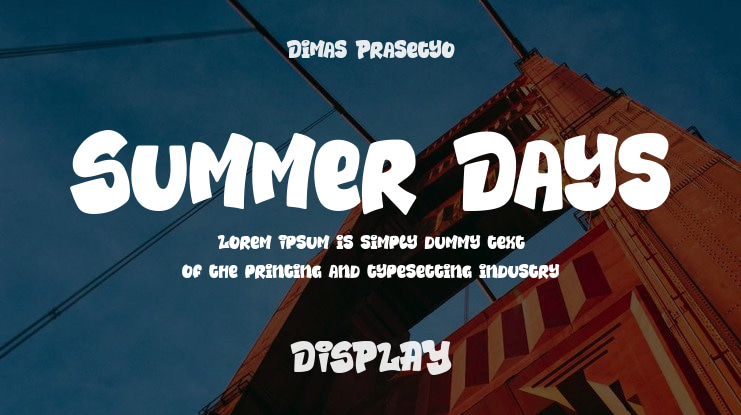 Summer Days Font