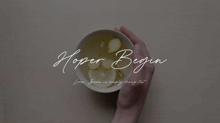 Hoper Begin Font