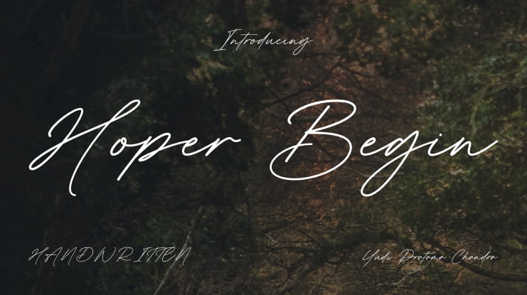 Hoper Begin Font