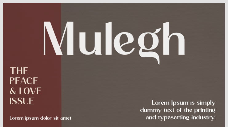 Mulegh Font