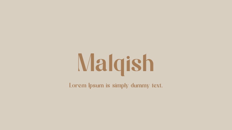 Malqish Font