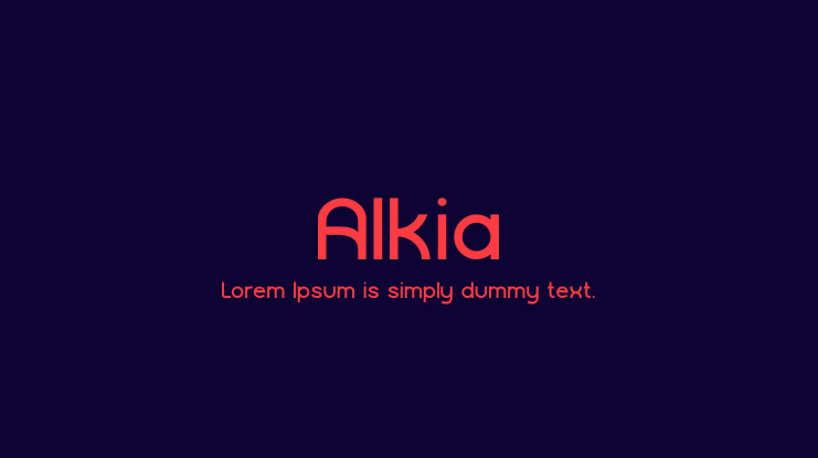 Alkia Font