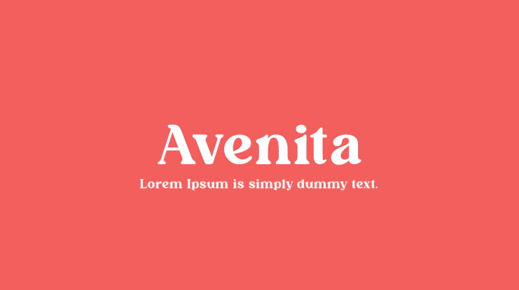 Avenita Font