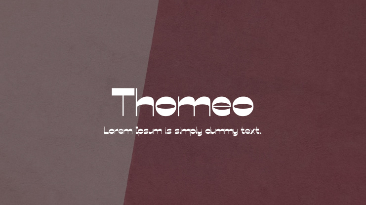 Thomeo Font