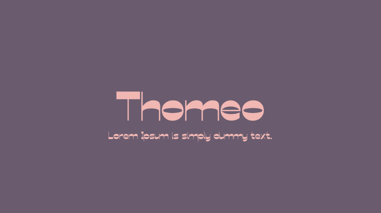 Thomeo Font