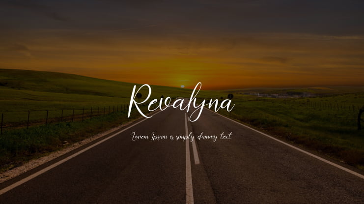 Revalyna Font Family
