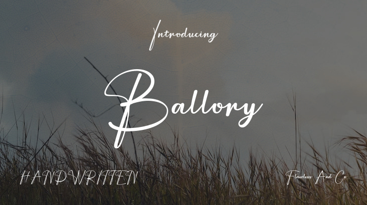 Ballory Font