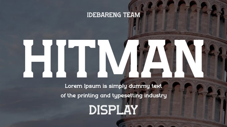 HITMAN Font