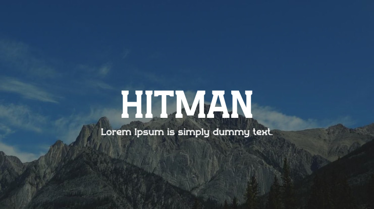 HITMAN Font
