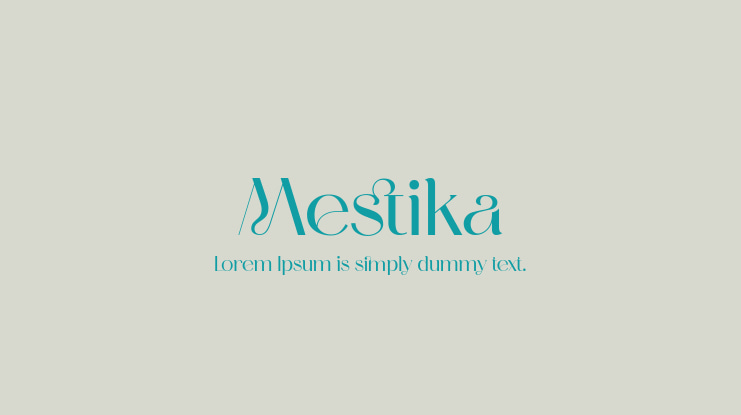 Mestika Font