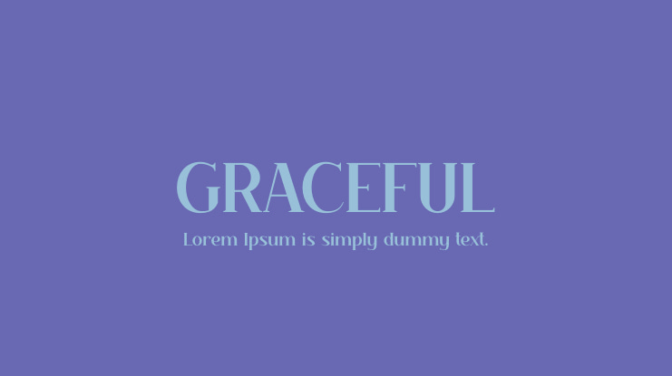 GRACEFUL Font