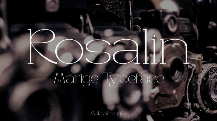 Rosalin Marige Font