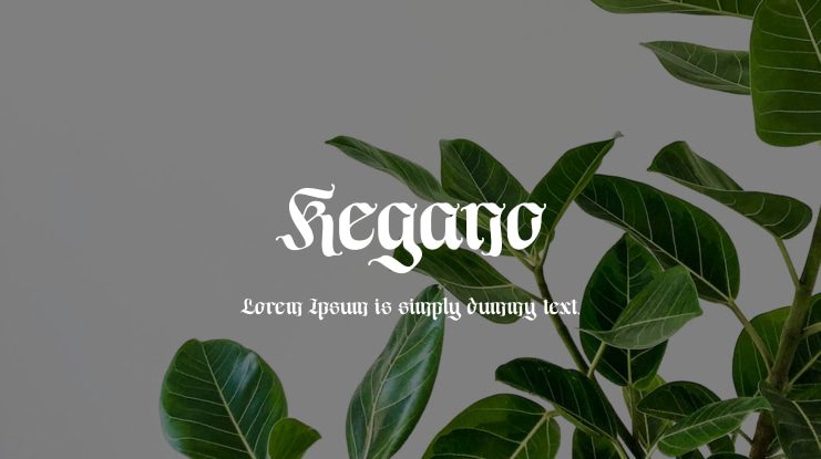 Regano Font