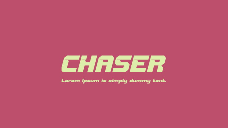 CHASER Font