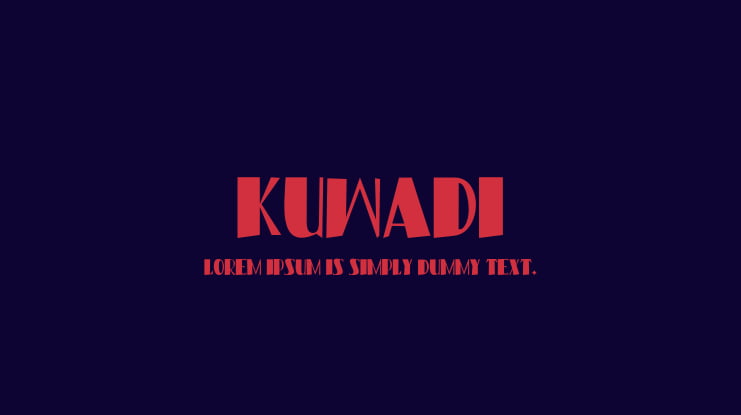 kuwadi Font Family