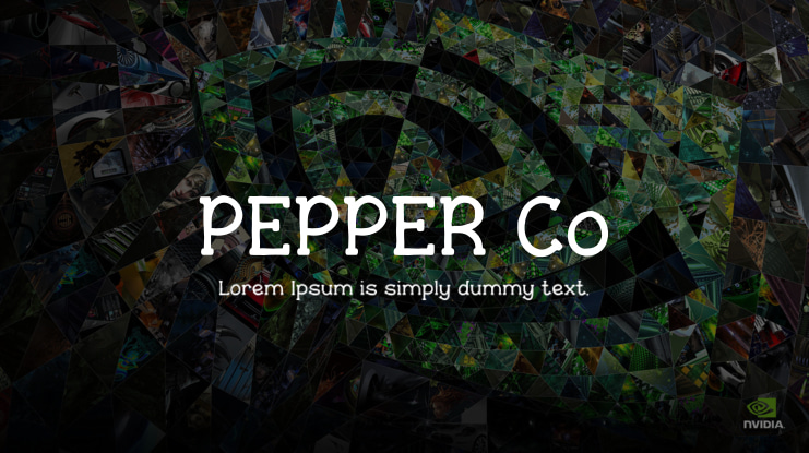 PEPPER Co Font