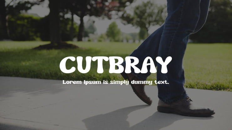 CUTBRAY Font