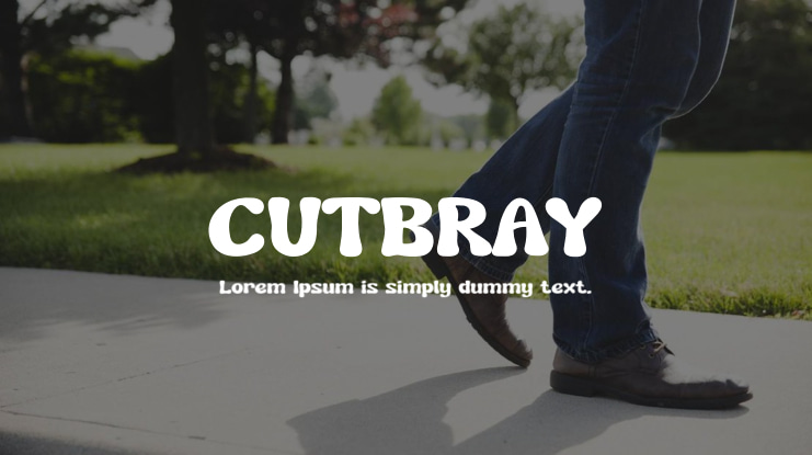 CUTBRAY Font