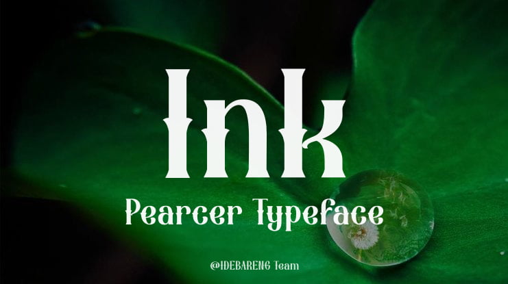 Ink Pearcer Font