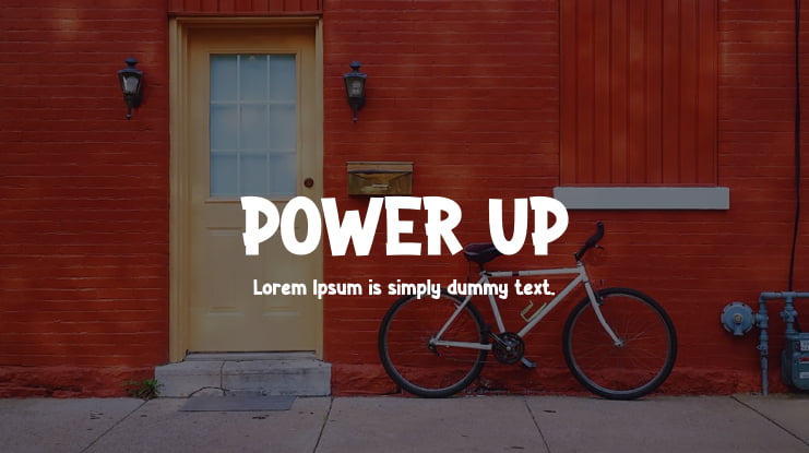 POWER UP Font