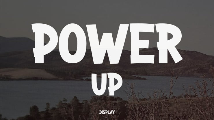 POWER UP Font