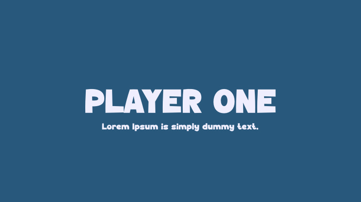 PLAYER ONE Font