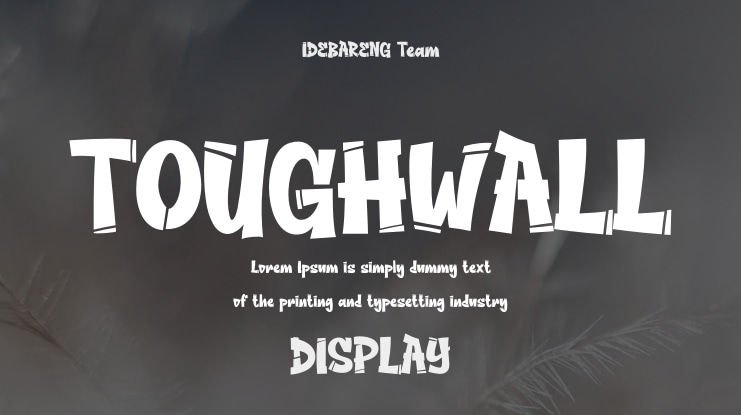 TOUGHWALL Font