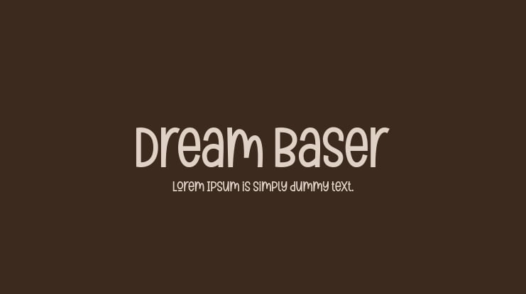 Dream Baser Font