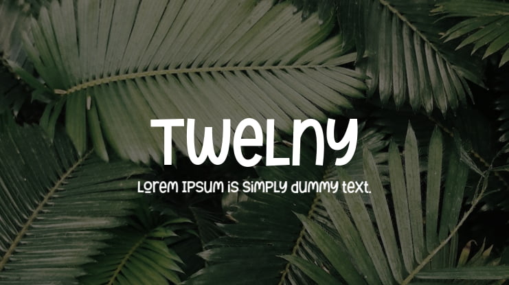 Twelny Font