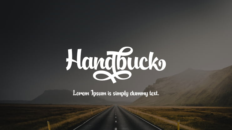 Handbuck Font