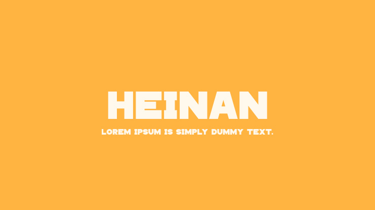 HEINAN Font Family