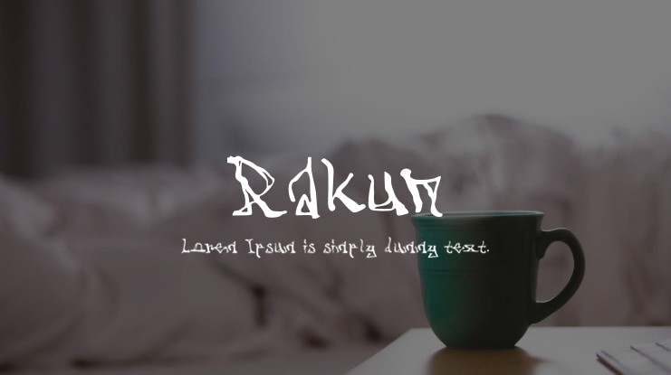 Rakun Font