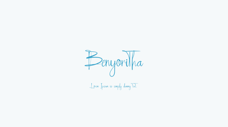 Benyoritha Font