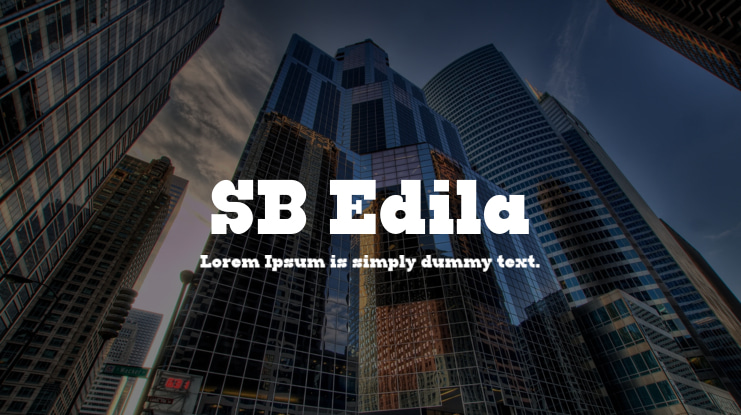 SB Edila Font