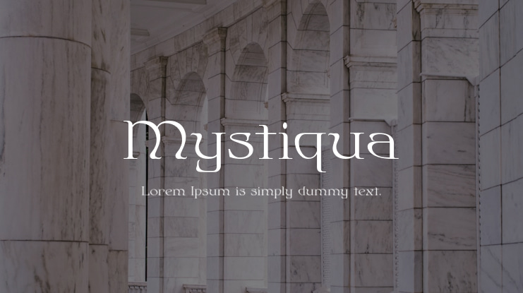 Mystiqua Font