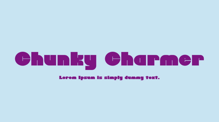 Chunky Charmer Font