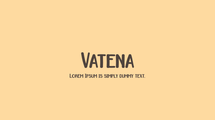 Vatena Font