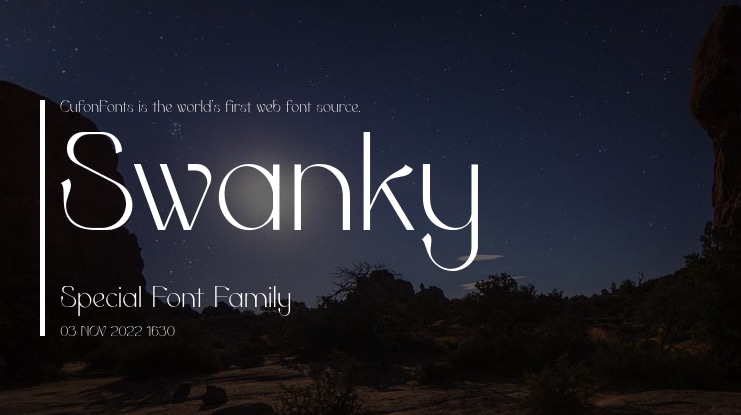 Swanky Special Font