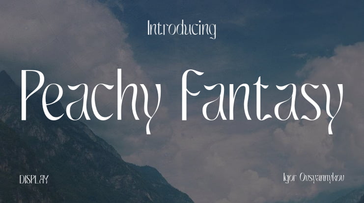 Peachy Fantasy Font
