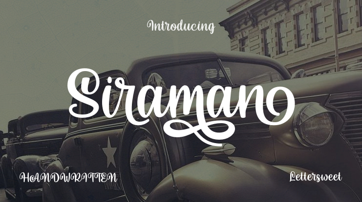 Siraman Font