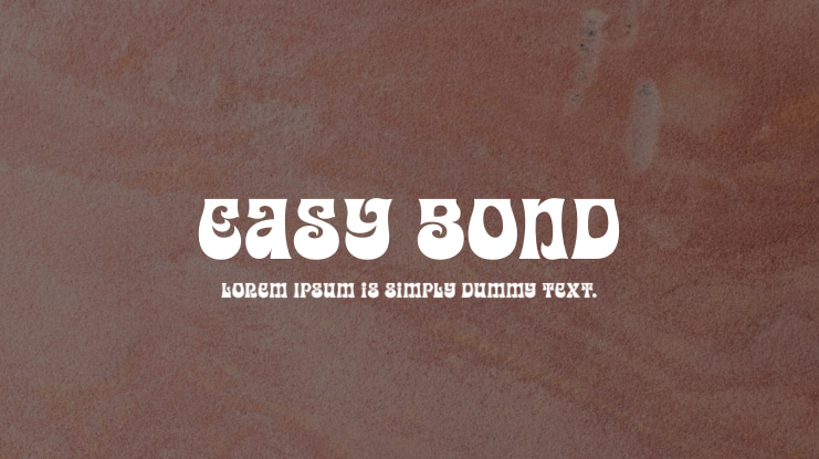 Easy Bond Font
