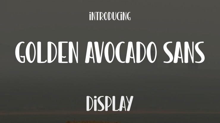Golden Avocado Sans Font