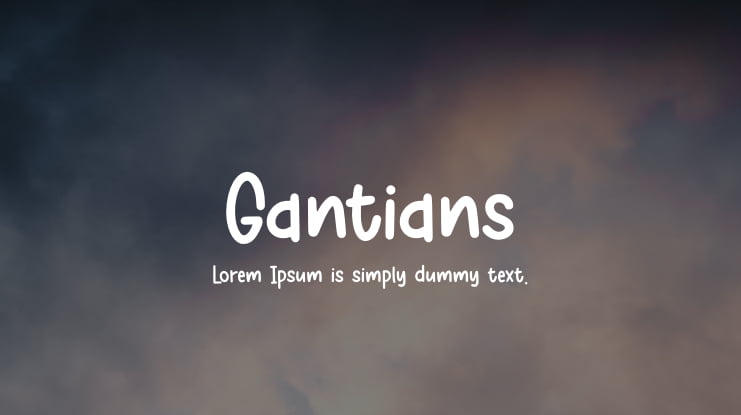 Gantians Font