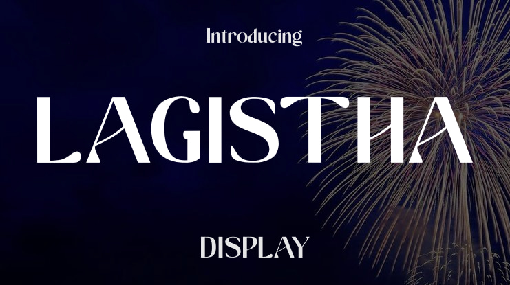 LAGISTHA Font