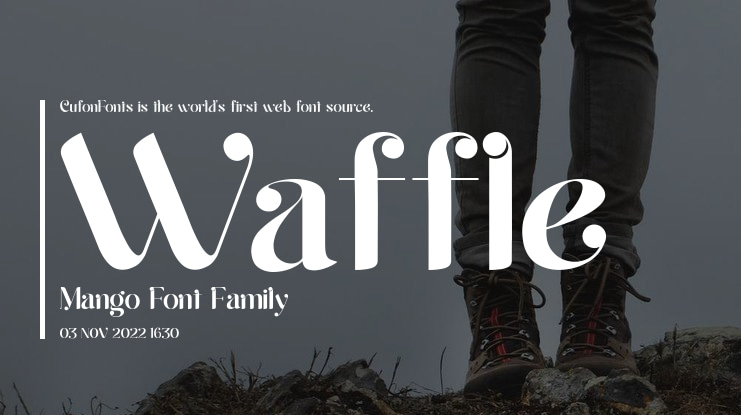 Waffle Mango Font