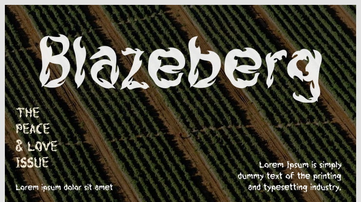 Blazeberg Font