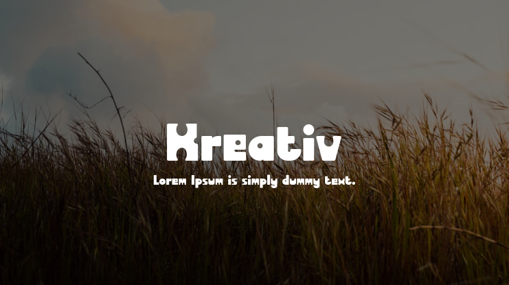 Kreativ Font